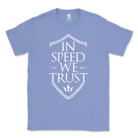 Colony Blue in speed we trust Classic Tee - linhVisuals