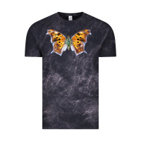Cloud Black Question Mark Butterfly Vintage Tee - LillyAllenDesigns