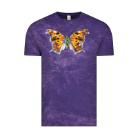 Cloud Purple Question Mark Butterfly Vintage Tee - LillyAllenDesigns