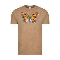 Vintage Coffee Question Mark Butterfly Vintage Tee - LillyAllenDesigns
