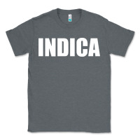 Charcoal Heather indica Classic Tee - linhVisuals