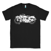 Black indian scout motorcycle Classic Tee - linhVisuals