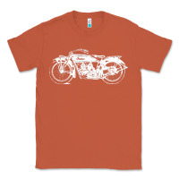 Copper indian scout motorcycle Classic Tee - linhVisuals