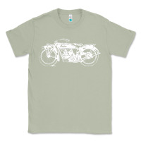 Matcha indian scout motorcycle Classic Tee - linhVisuals
