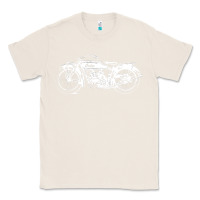 Natural indian scout motorcycle Classic Tee - linhVisuals