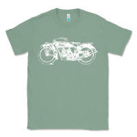 Sage indian scout motorcycle Classic Tee - linhVisuals