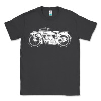 Smoke indian scout motorcycle Classic Tee - linhVisuals