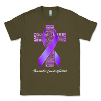 Army Green pancreatic cancer t shirtfaith hope love pancreatic cancer warrior t s Classic Tee - linhVisuals