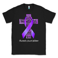 Black pancreatic cancer t shirtfaith hope love pancreatic cancer warrior t s Classic Tee - linhVisuals
