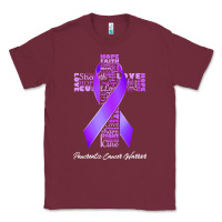 Burgundy pancreatic cancer t shirtfaith hope love pancreatic cancer warrior t s Classic Tee - linhVisuals