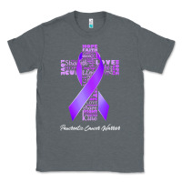 Charcoal Heather pancreatic cancer t shirtfaith hope love pancreatic cancer warrior t s Classic Tee - linhVisuals
