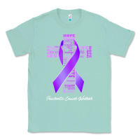 Seafoam pancreatic cancer t shirtfaith hope love pancreatic cancer warrior t s Classic Tee - linhVisuals