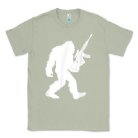 Matcha bigfoot with rifle sasquatch 2nd amendment gun t shirt Classic Tee - linhVisuals