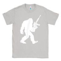 Moon Dust bigfoot with rifle sasquatch 2nd amendment gun t shirt Classic Tee - linhVisuals