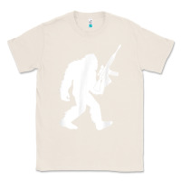 Natural bigfoot with rifle sasquatch 2nd amendment gun t shirt Classic Tee - linhVisuals