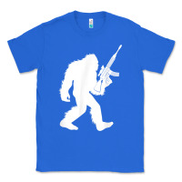 True Royal bigfoot with rifle sasquatch 2nd amendment gun t shirt Classic Tee - linhVisuals