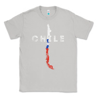 Moon Dust chilean map and flag   distressed chile souvenir t shirt Classic Tee - linhVisuals