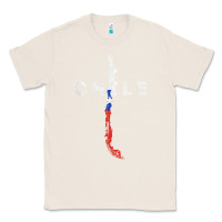 Natural chilean map and flag   distressed chile souvenir t shirt Classic Tee - linhVisuals