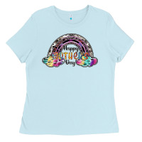 Baby Blue happy mothers day Ladies Tee - SublimationCraftShop