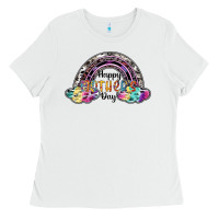 White happy mothers day Ladies Tee - SublimationCraftShop