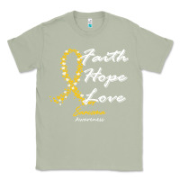 Matcha sarcoma awareness t  shirt sarcoma awareness faith hope love   in this Classic Tee - linhVisuals