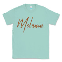 Seafoam womens melanin for black history v neck t shirt Classic Tee - linhVisuals