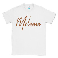 White womens melanin for black history v neck t shirt Classic Tee - linhVisuals