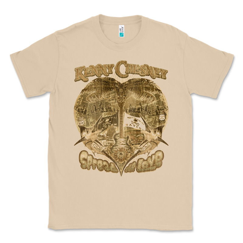 Kenny Chesney Vintage Art Classic Tee by linhVisuals | Teevron