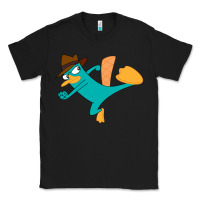Black perry the platypus Classic Tee - linhVisuals