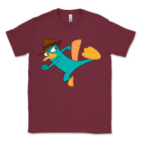 Burgundy perry the platypus Classic Tee - linhVisuals