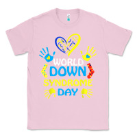 Bubblegum Pink world down syndrome day t shirt support and awareness 3.21 t shirt Classic Tee - linhVisuals