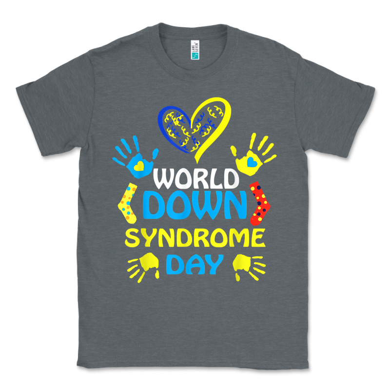 World Down Syndrome Day T Shirt Support And Awareness 3.21 T Shirt Classic Tee by linhVisuals | Teevron