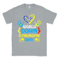 Heather Grey world down syndrome day t shirt support and awareness 3.21 t shirt Classic Tee - linhVisuals
