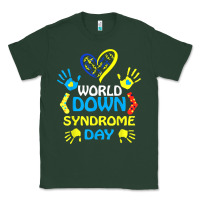Sports Green world down syndrome day t shirt support and awareness 3.21 t shirt Classic Tee - linhVisuals