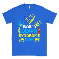 True Royal world down syndrome day t shirt support and awareness 3.21 t shirt Classic Tee - linhVisuals