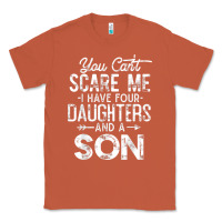 Copper you can't scare me i have four daughters and a son funny dad t shirt Classic Tee - linhVisuals