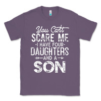 Lavender you can't scare me i have four daughters and a son funny dad t shirt Classic Tee - linhVisuals