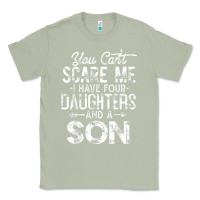 Matcha you can't scare me i have four daughters and a son funny dad t shirt Classic Tee - linhVisuals