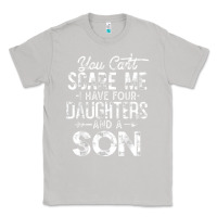 Moon Dust you can't scare me i have four daughters and a son funny dad t shirt Classic Tee - linhVisuals