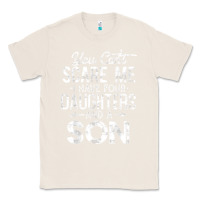 Natural you can't scare me i have four daughters and a son funny dad t shirt Classic Tee - linhVisuals