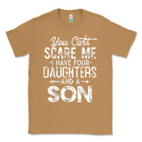 Toasted Coconut you can't scare me i have four daughters and a son funny dad t shirt Classic Tee - linhVisuals