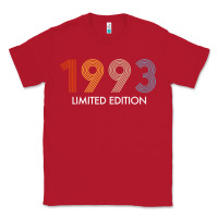 Red retro 29 years vintage 1993 limited edition 29th birthday t shirt Classic Tee - linhVisuals