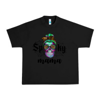 Black spooky mama skull Urban Heavy Tee - RanaPortraitStore