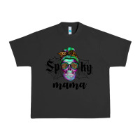 Pigment Black spooky mama skull Urban Heavy Tee - RanaPortraitStore