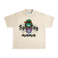 Spooky Mama Skull Urban Heavy Tee | Teevron