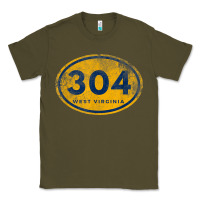 Army Green 304 west virginia home t shirt Classic Tee - linhVisuals