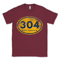 Burgundy 304 west virginia home t shirt Classic Tee - linhVisuals