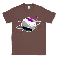Chestnut asexual outer space planet ace pride t shirt Classic Tee - linhVisuals