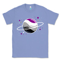 Colony Blue asexual outer space planet ace pride t shirt Classic Tee - linhVisuals