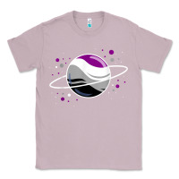 Lilac asexual outer space planet ace pride t shirt Classic Tee - linhVisuals